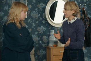 Barwy szczęścia, odcinek 3190. Emilka (Jessica Frankiewicz), Malwina (Joanna Gleń)