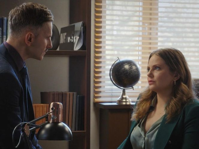 M jak miłość, odcinek 1868: Anita (Melania Grzesiewicz), Kamil (Marcin Bosak)