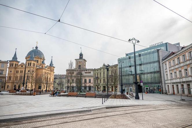 Plac Wolności w Łodzi po remoncie