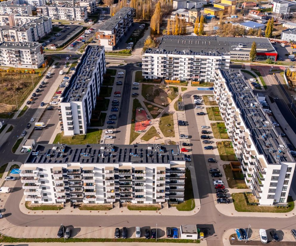 To nowoczesne osiedle z wielkiej płyty. Powstawało błyskawicznie, jak z klocków