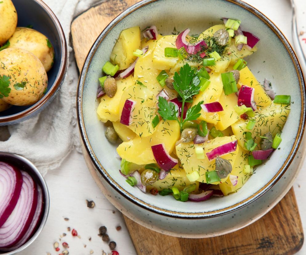 Sałatka ziemniaczana z musztardowym dressingiem