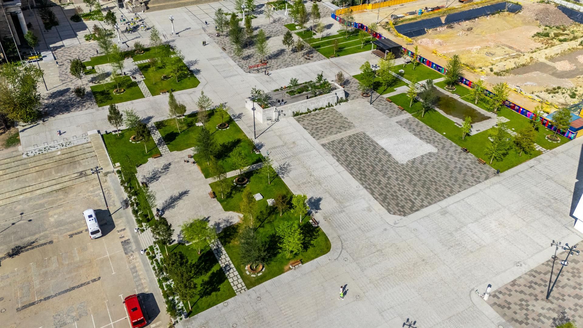Plac Centralny Warszawa, sierpień 2025