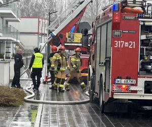 Pożar! Potężne kłęby czarnego dymu nad Kabatami