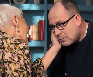 Barwy szczęścia odc. 3181. Krystyna Złota (Hanna Bieluszko), Marek (Marcin Perchuć)