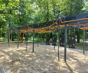 Ninja Park w Lesznie gotowy. To ekstremalny tor przeszkód