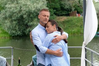 M jak miłość odc. 1820. Magda (Anna Mucha), Andrzej Budzyński (Krystian Wieczorek)