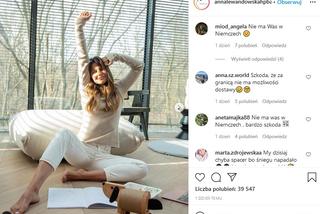 Anna Lewandowska i krytyka na Instagramie