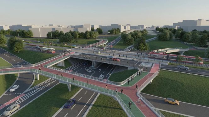 Nowa kładka na Zaspie w Gdańsku