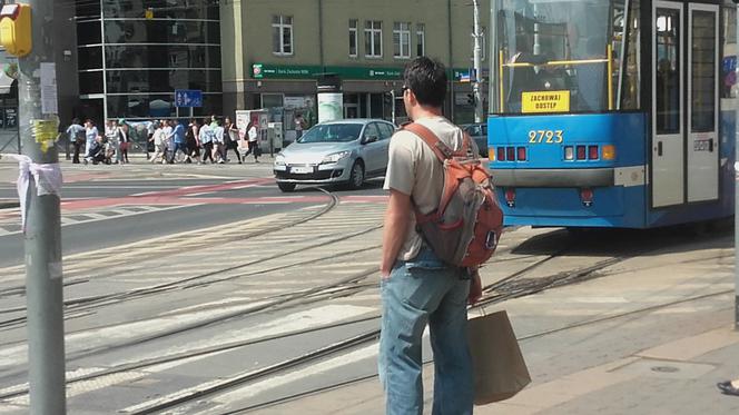 Torowisko na skrzyżowaniu Piłsudskiego i Świdnickiej