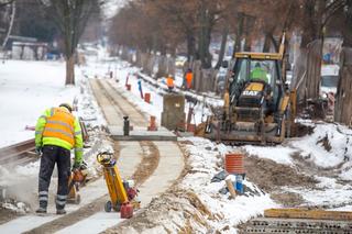 Trwa remont ulicy Wojska Polskiego w Łodzi