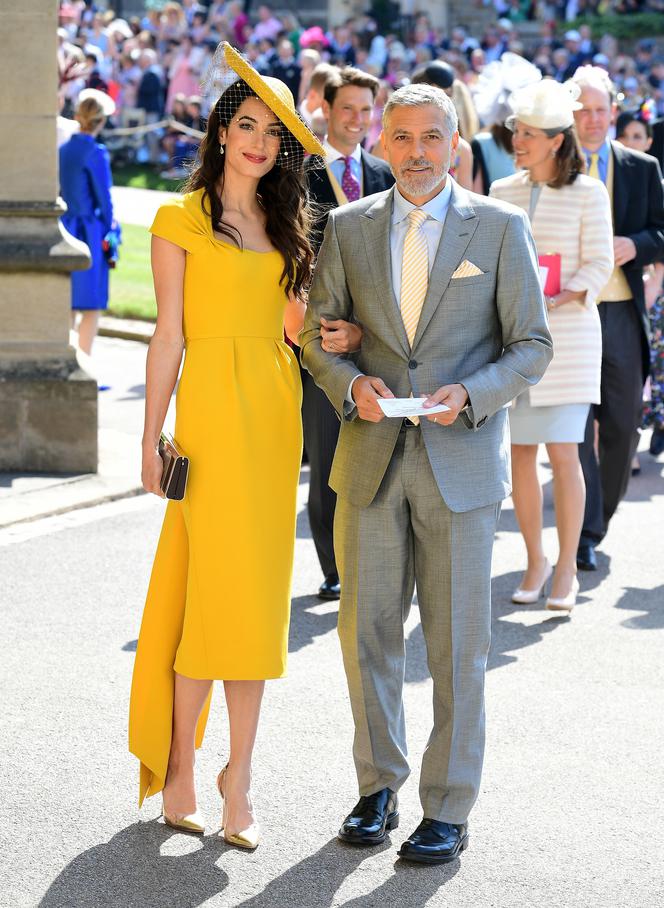Ślub księcia Harry'ego i Meghan Markle - George Clooney i Amal Clooney