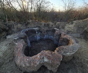 Odkrycie na budowie drogi w Zakroczymiu (pow. nowodworski)