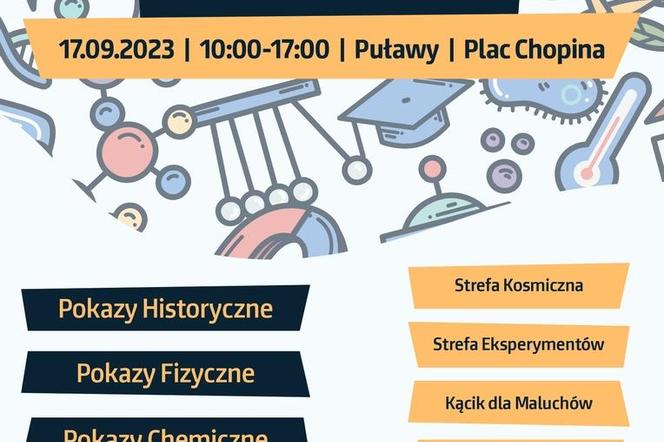 Piknik naukowy KUL w Puławach - plakat wydarzenia