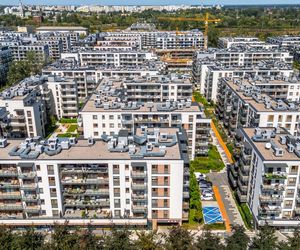 Nowe osiedla na pograniczu Kamionka i Grochowa w Warszawie