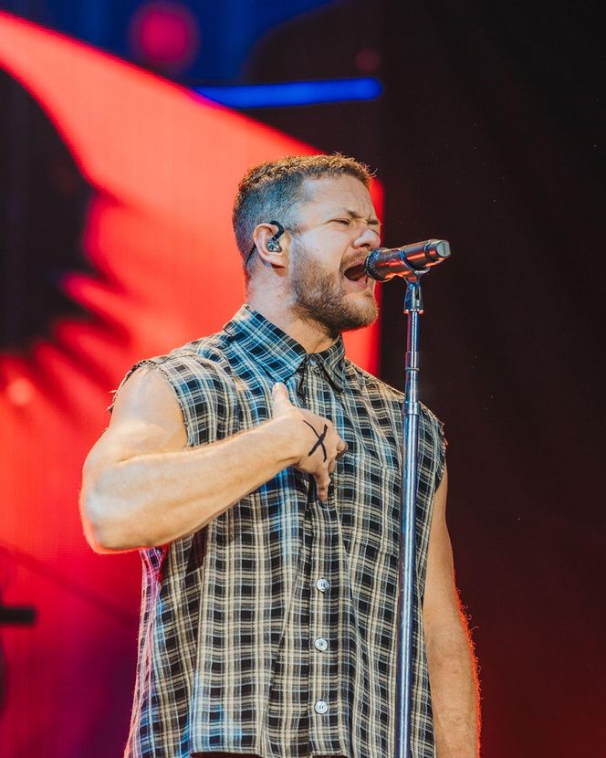 Koncert Imagine Dragons w Warszawie (18.07.2025). Organizatorem koncertu jest Live Nation, a patronem medialnym - Radio ESKA