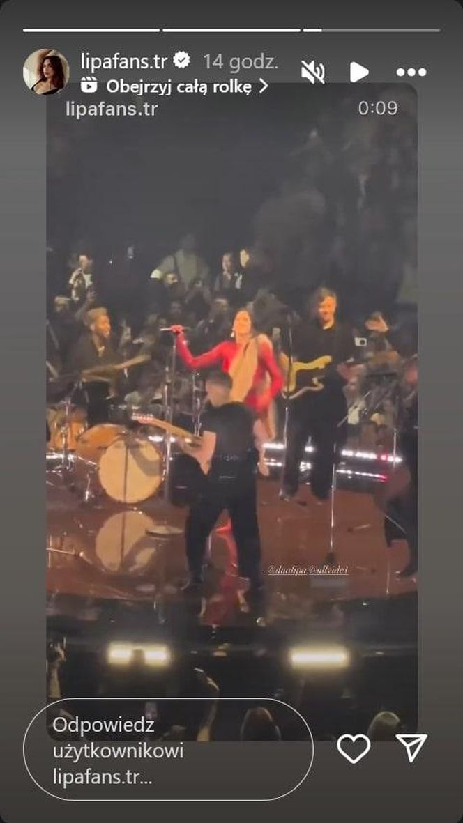 Dua Lipa śpiewa piosenkę Farny na koncercie. Szok, co zrobiła Ewa