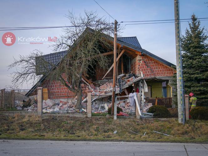 WYBUCH GAZU w Żydowie. RUNĄŁ strop domu 