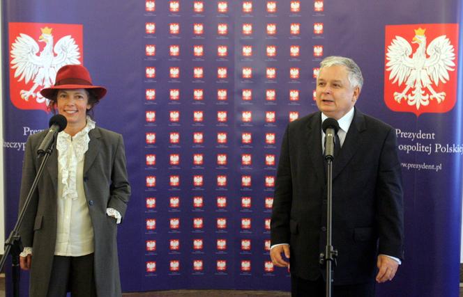 Nelly Rokita i Lech Kaczyński
