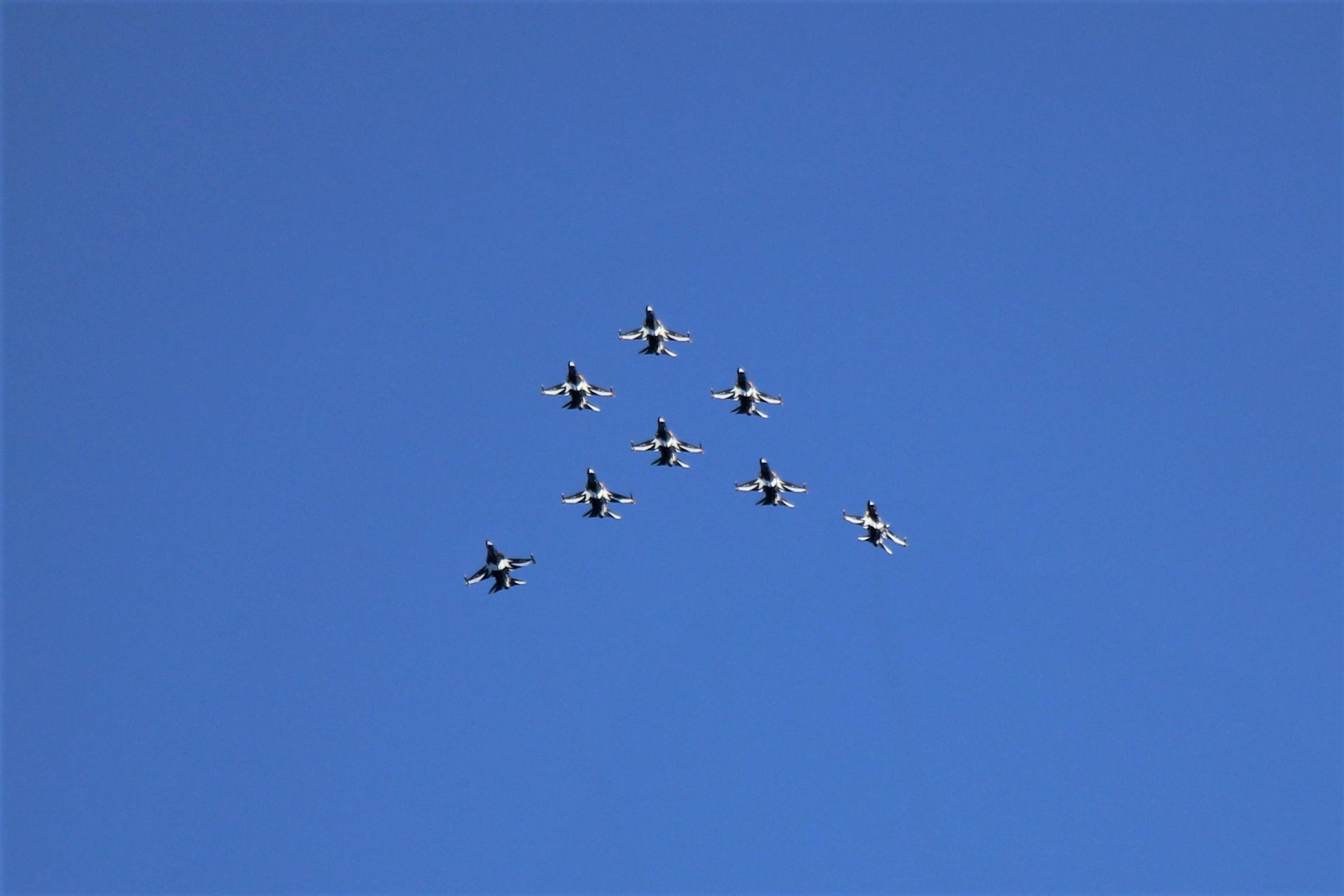   T-50 zespoł Black Eagles. Sacheon Air Show 2024