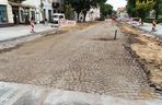 Zabytkowy bruk na Piłsudskiego w Siedlcach