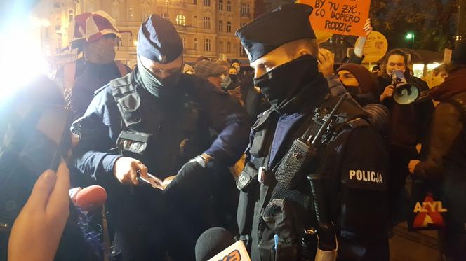 Protest na ul. Gdańskiej w Bydgoszczy