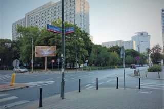 Ulica Grzybowska w Warszawie przed przebudową