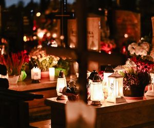 1 listopada na Cmentarzu Łostowickim w Gdańsku. Tak wygląda w dniu Wszystkich Świętych