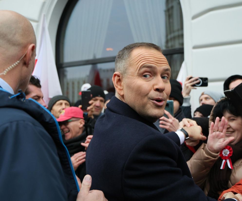 Karol Nawrocki na Marszu 2025