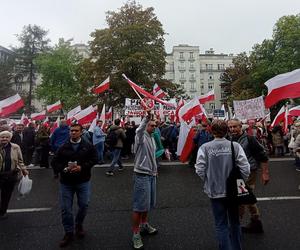 Demonstracja zwolenników PiS