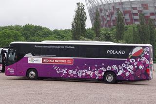 Autokar polskiej reprezentacji na Euro 2012