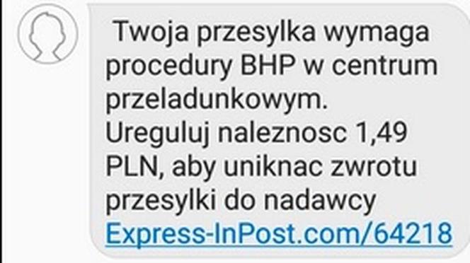 Oszuści podszywają się pod firmy kurierskie