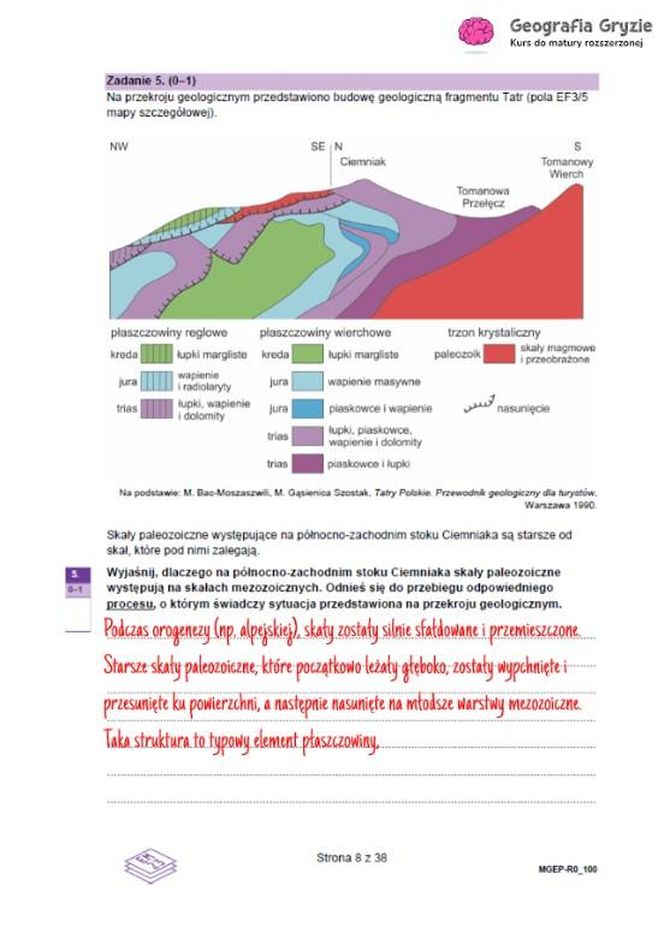 Matura 2025 geografia rozszerzona - odpowiedzi do arkusza CKE 15.05.2025 - Formuła 2023