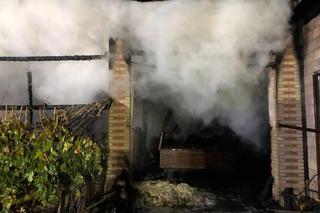 Potężny pożar w pow. lubelskim. Na miejscu działało 18 zastępów straży pożarnej