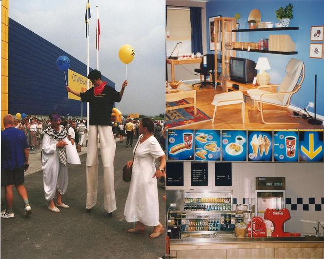 Namioty przed sklepem, szał na ręczniki, dzieci śpiące w kulkach. Tak wyglądało otwarcie Ikei w Krakowie w latach 90.