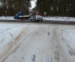 Wypadek w Zbeninach. Pijany kierowca