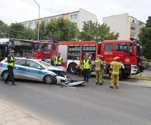 Wypadek autobusu i radiowozu w Szczecinie! Przynajmniej 9 osób poszkodowanych