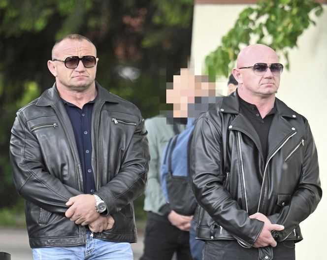 Mariusz Pudzianowski na pogrzebie DJ Hazela, Michała Orzechowskiego