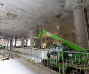 Trwa budowa tunelu średnicowego w Łodzi. Na zdjęciach budowa przystanku Łódź Koziny