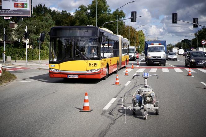 Wyznaczanie buspasa na Puławskiej