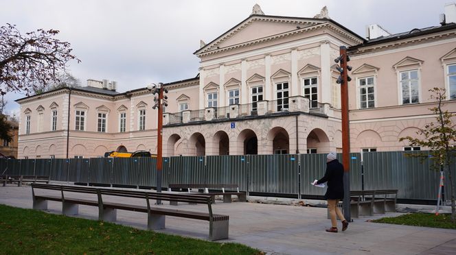 Remont Pałacu Lubomirskich. Tak wygląda plac budowy