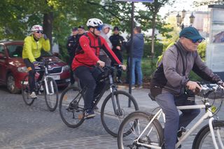 Rowerowa radość i ognisko na mecie. Rodzinna Masa Krytyczna przejechała przez Bydgoszcz