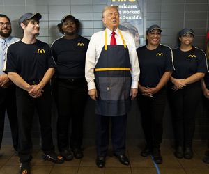 Donald Trump smażył frytki w McDonaldzie. Zrobiłem to, bo Kamala Harris kłamie