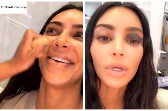 North i Dream robią makijaż Kim Kardashian