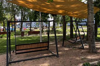 Park Lawendowy na osiedlu TBS w Białymstoku