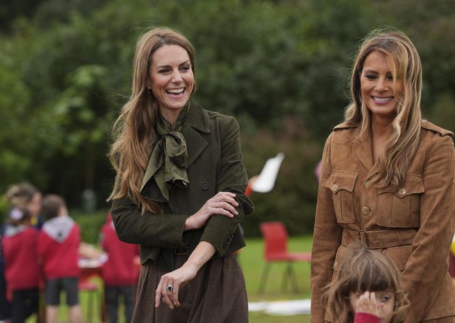 Pierwsza Dama USA w Windsorze spotkała się z królową Kamilą i księżną Kate