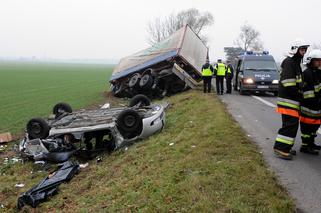 Zginął pod przyczepą TIR-a