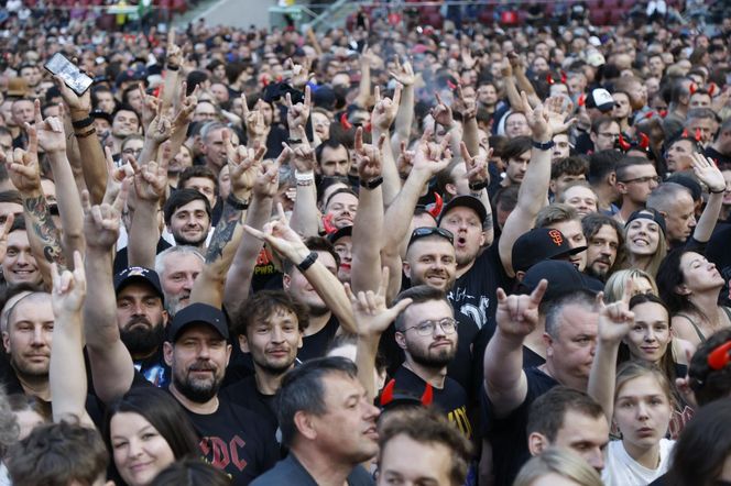 Koncert AC/DC w Warszawie (4.07.2025) - część druga. Organizatorem koncertu jest Live Nation