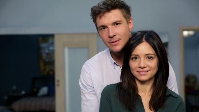 M jak miłość odc. 1433. Iza (Adriana Kalska), Marcin (Mikołaj Roznerski)