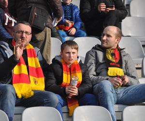 Kibice na meczu Korona Kielce - Radomiak (19 kwietnia 2024)