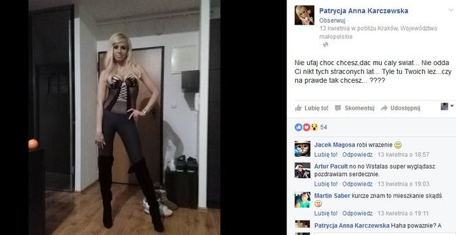 Patrycja Karczewska przed metamorfozą w Projekt Lady